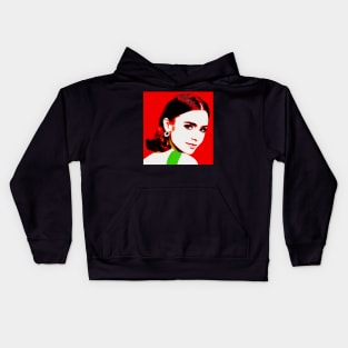 lily collins Kids Hoodie